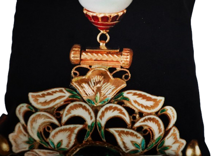Sierkussen 'Vintage parel'