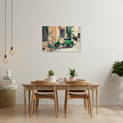 Aluart schilderij 'Oude Italiaanse vespa'