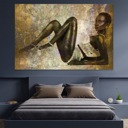 Aluart schilderij 'Diamond African Woman'
