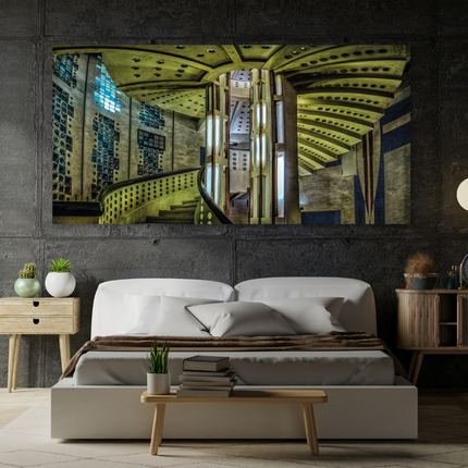 Aluart schilderij 'Art deco staircase'