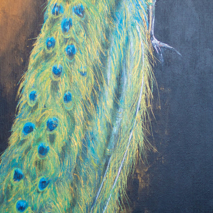 Aluart schilderij 'De Prachtige Pauw'