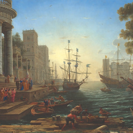 Aluart schilderij Mondiart 'Port Scene'