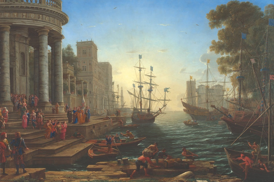 Schilderij  'Port Scene'