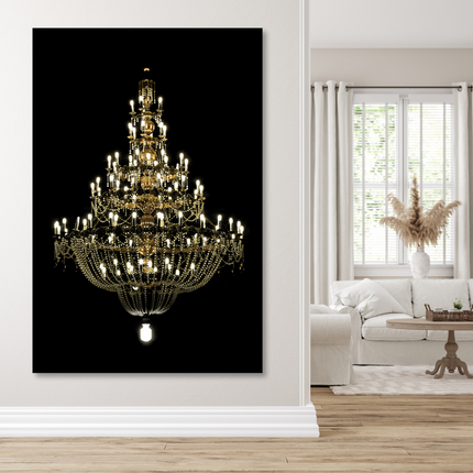 Aluart schilderij 'De kroonluchter'