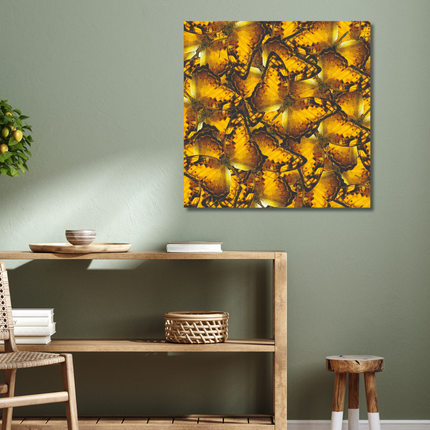 Aluart kunstwerk 'Gouden Vlinders'