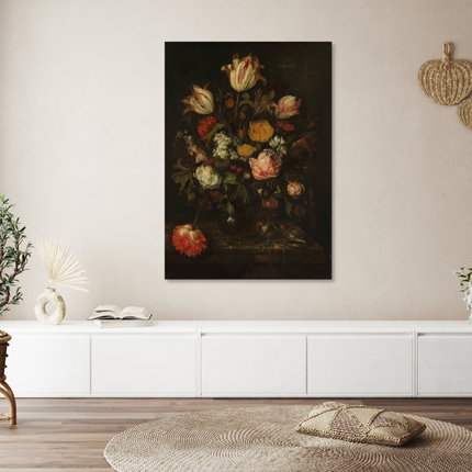 Aluart schilderij 'Vintage Flowers'