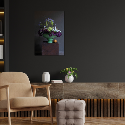 Aluart schilderij 'Stilleven bloemen'