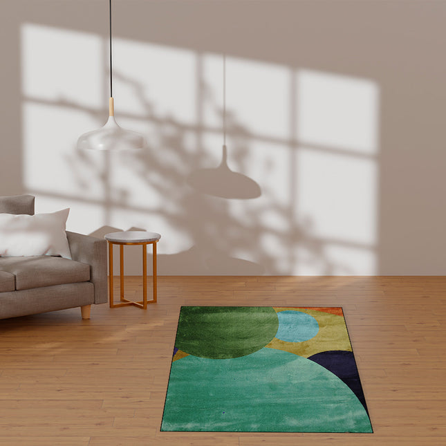 Mondiart vloerkleed 'Abstracte cirkels'