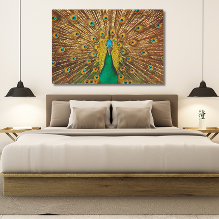 Aluart schilderij 'Peacock'
