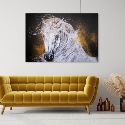 Aluart schilderij 'The White Horse'
