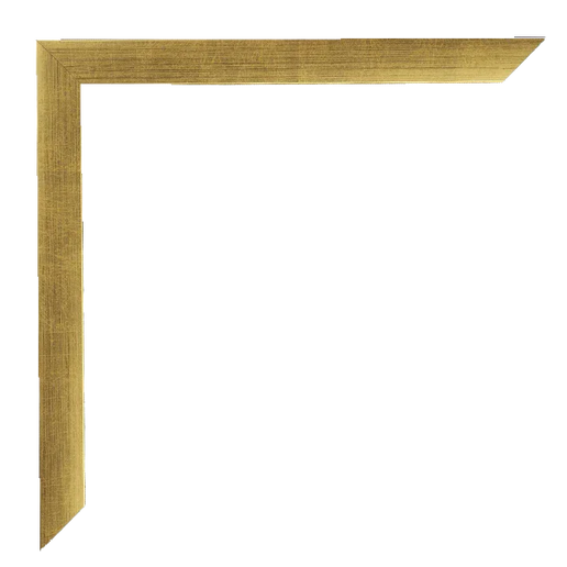 Gouden houten lijst hoek met textuur, geschikt voor schilderijen en foto's