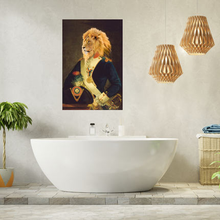 Aluart schilderij 'Royal King Lion'