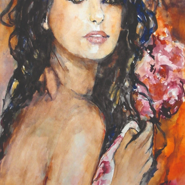 ALuart schilderij 'The summer woman'