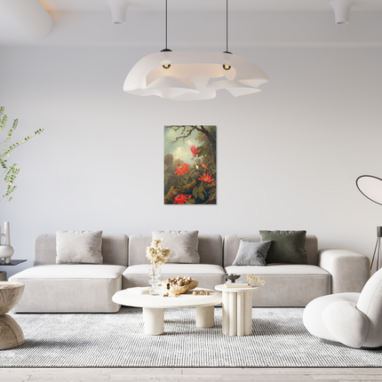 Aluart schilderij 'Hummingbirds and Passionflowers'