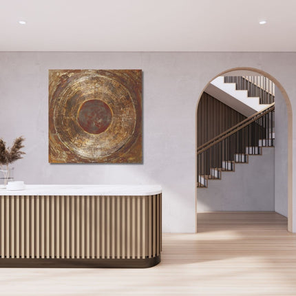 Aluart schilderij 'Rustic Resonance'