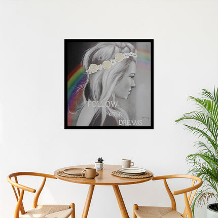 Canvas schilderij 'Follow your dreams'