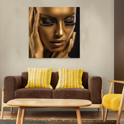Aluart schilderij 'The Golden Face'