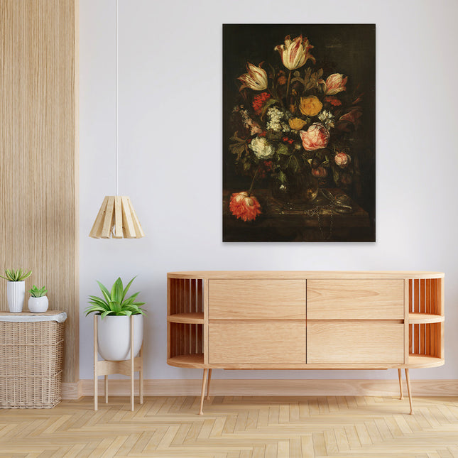 Aluart schilderij 'Vintage Flowers'