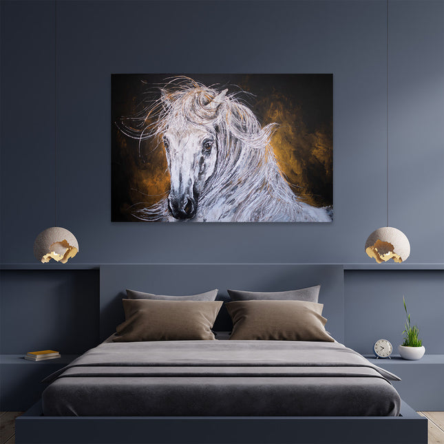 Aluart schilderij 'The White Horse'