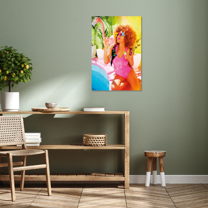 Aluart schilderij 'Bubble women'