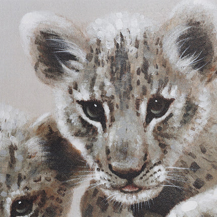 Canvas schilderij Co Co Maison 'de twee welpjes'