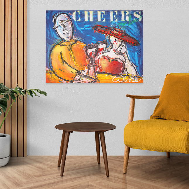 Graffiti art 'Cheers'