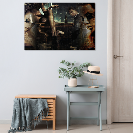 Aluart schilderij 'Piano Bar'