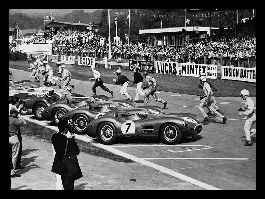 Ingelijste poster 'Racers'