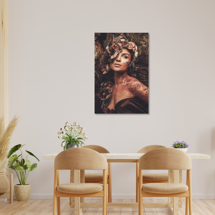 Aluart schilderij 'Dark Flower Woman'