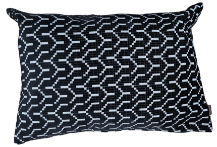 Sierkussen 'Grafisch zwart/wit'