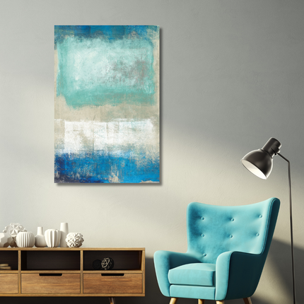 Aluart schilderij 'Abstract Blue'