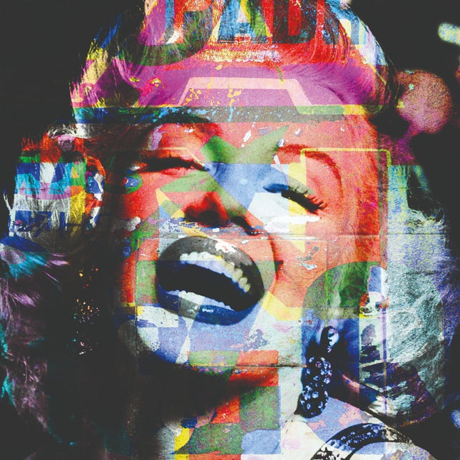 Aluart schilderij 'Lachende Marilyn Monroe'