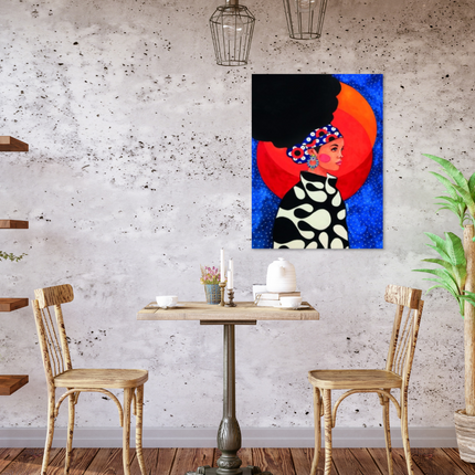 Aluart schilderij 'No Need To Run And Hide'