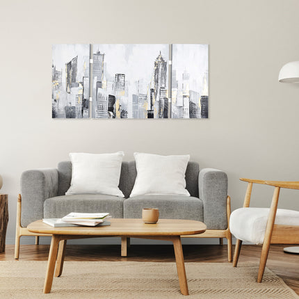 Canvas schilderij 'City Skyline'