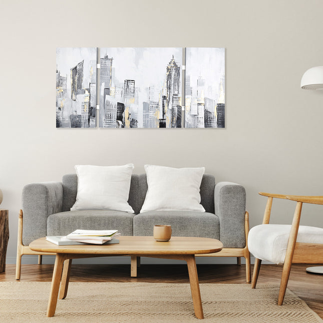 Canvas schilderij 'City Skyline'