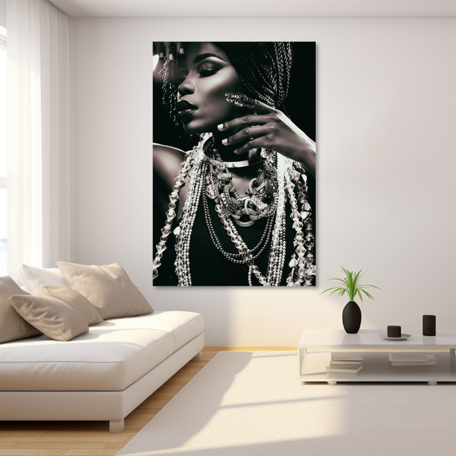 Aluart schilderij 'Jewelry woman'