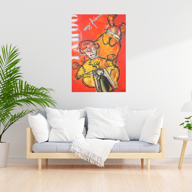 Wine Art 'My Friend'