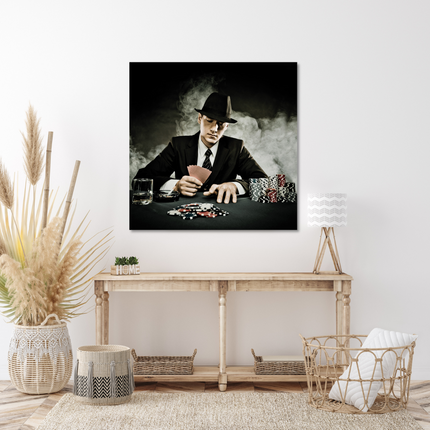 Aluart schilderij 'the Poker game'