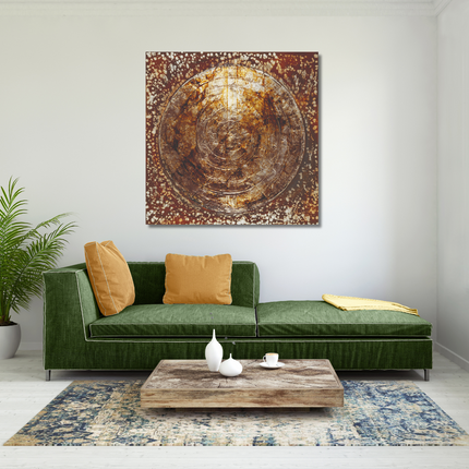 Aluart schilderij  'Circular Echoes'