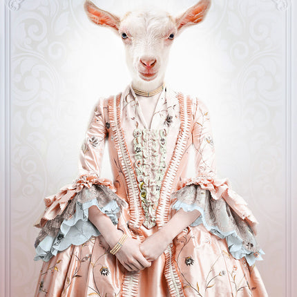Aluart schilderij 'Royal Lady Goat'
