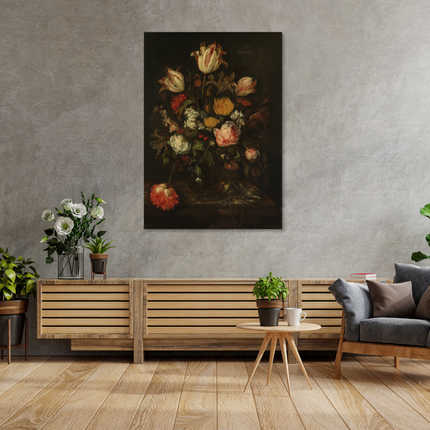 Aluart schilderij 'Vintage Flowers'