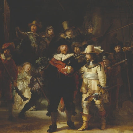 Glasschilderij 'De Nachtwacht'