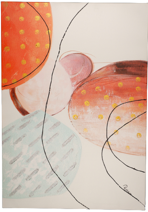 Canvas schilderij 'Organic shapes'