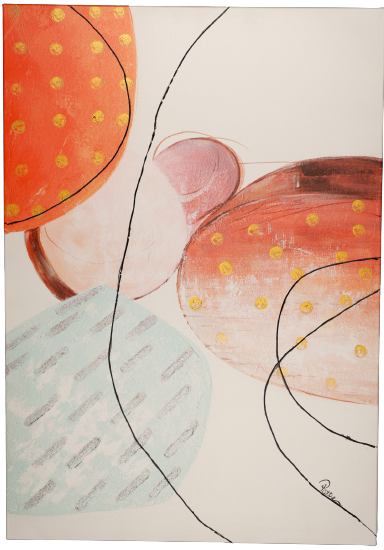 Canvas schilderij 'Organic shapes'
