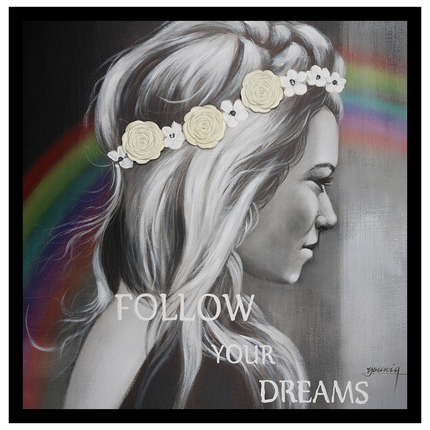 Canvas schilderij 'Follow your dreams'