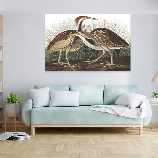 Wandkleed 'Vogels in de natuur'