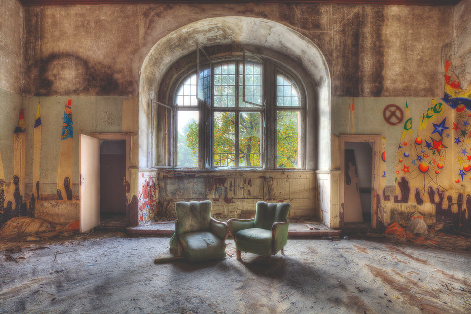 Schilderij 'Lacour - Verlaten zitkamer'