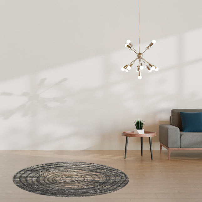 Vloerkleed 'Round grey'