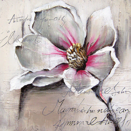 Aluart schilderij 'De Witte Bloem'