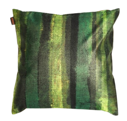 Sierkussen 'Groene glitters'